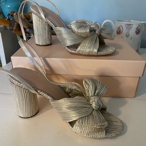 Loeffler Randall Camellia Platinum Size 9 B